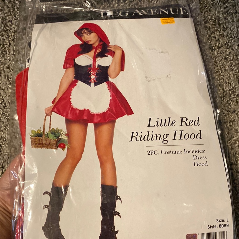 Leg avenue little red riding hood sexy costume as large